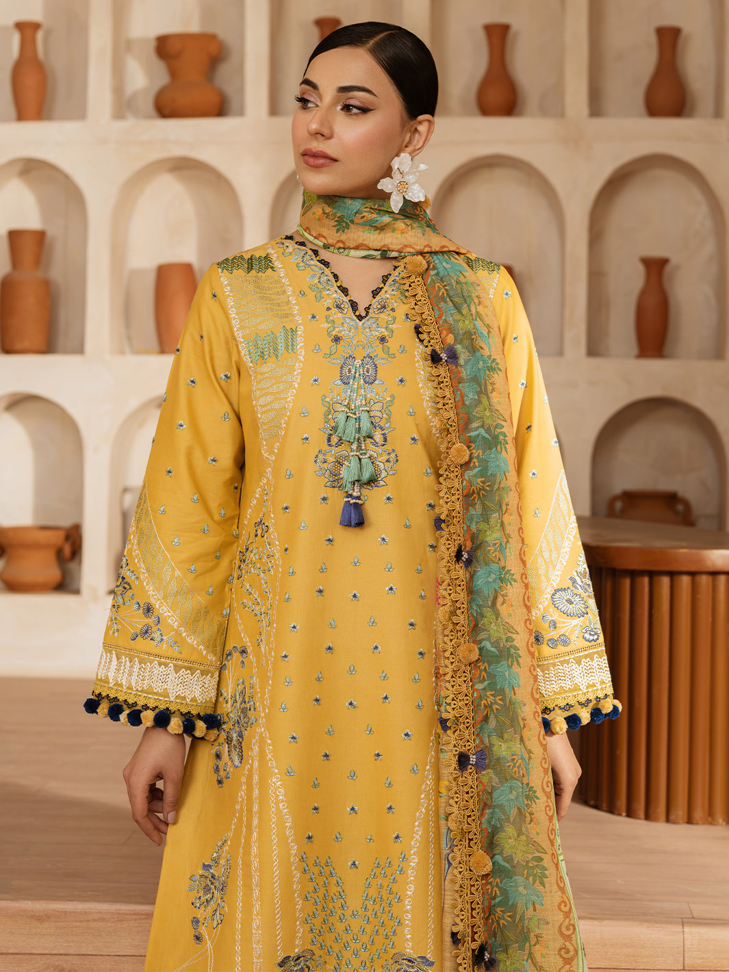 Mahnur | Florence Luxury Lawn 25 | ILENA -   Ladies Clothes -  Saira Saqlain