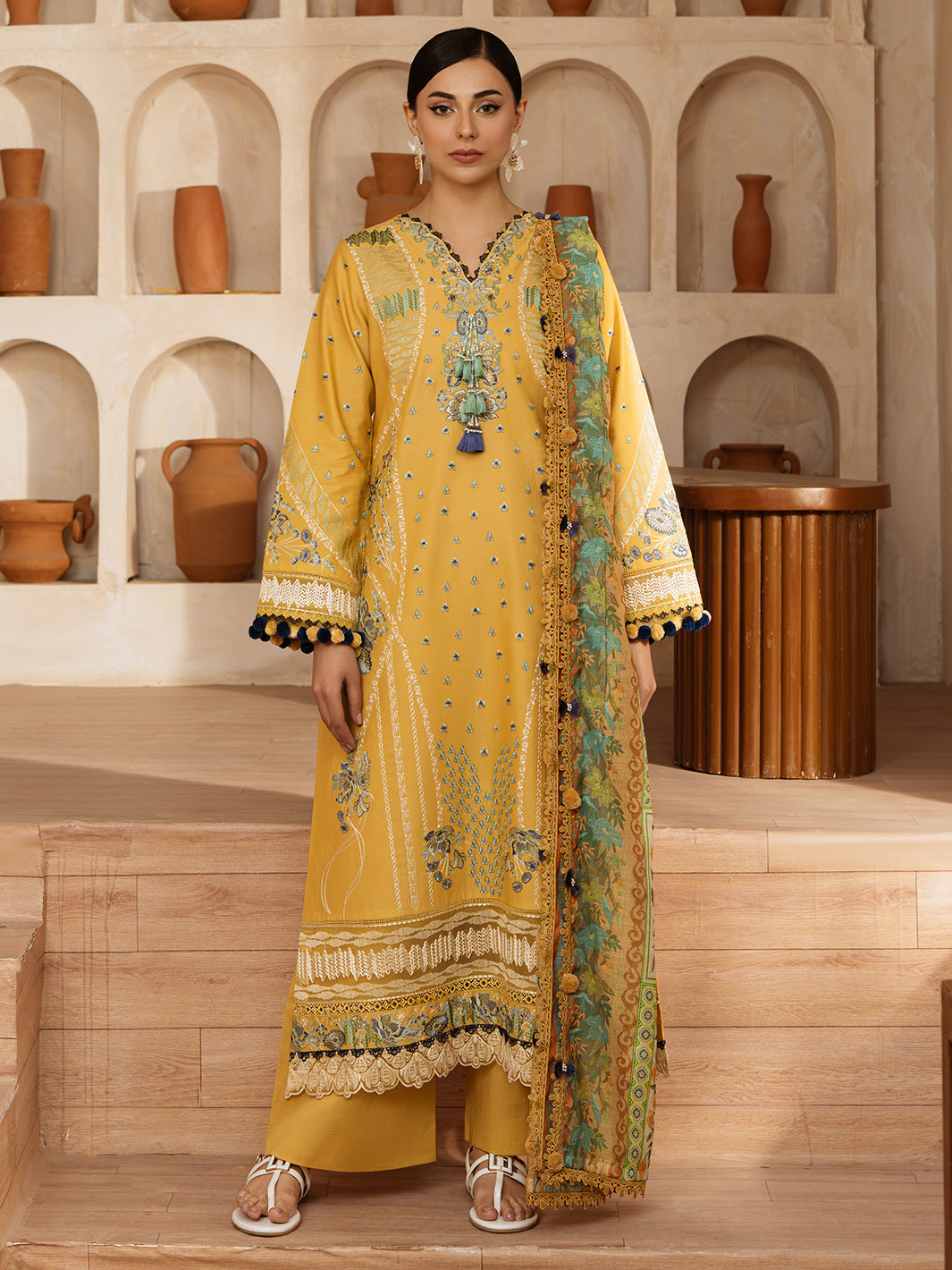 Mahnur | Florence Luxury Lawn 25 | ILENA -   Ladies Clothes -  Saira Saqlain