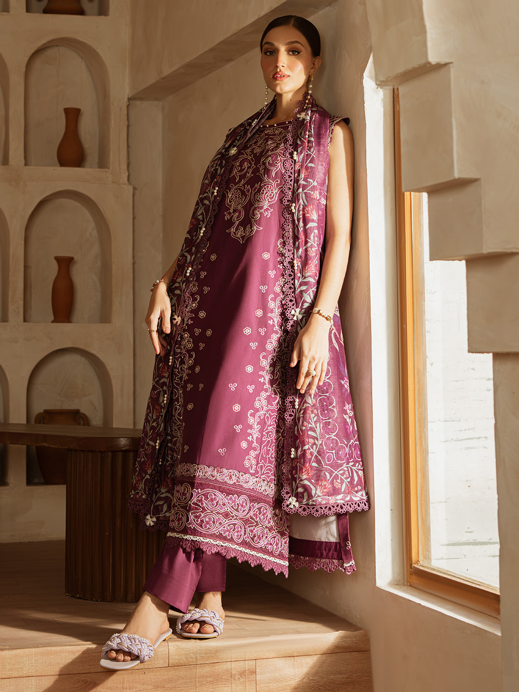 Mahnur | Florence Luxury Lawn 25 | IZNA -   Ladies Clothes -  Saira Saqlain