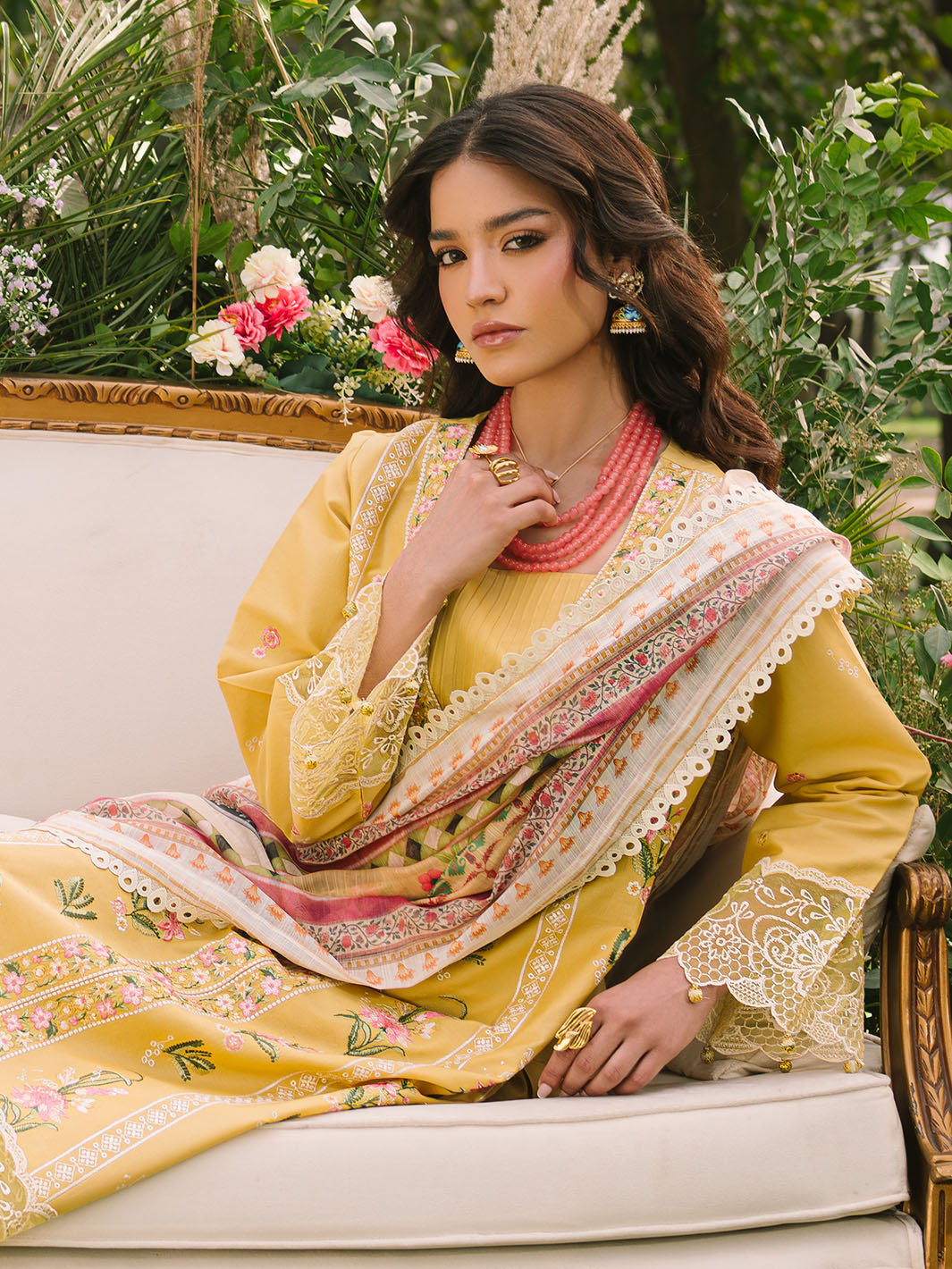 Mahnur | Dahlia Luxury Lawn 25 | Lya -   Ladies Clothes -  Saira Saqlain