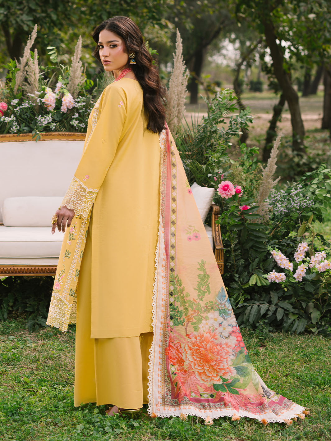 Mahnur | Dahlia Luxury Lawn 25 | Lya -   Ladies Clothes -  Saira Saqlain