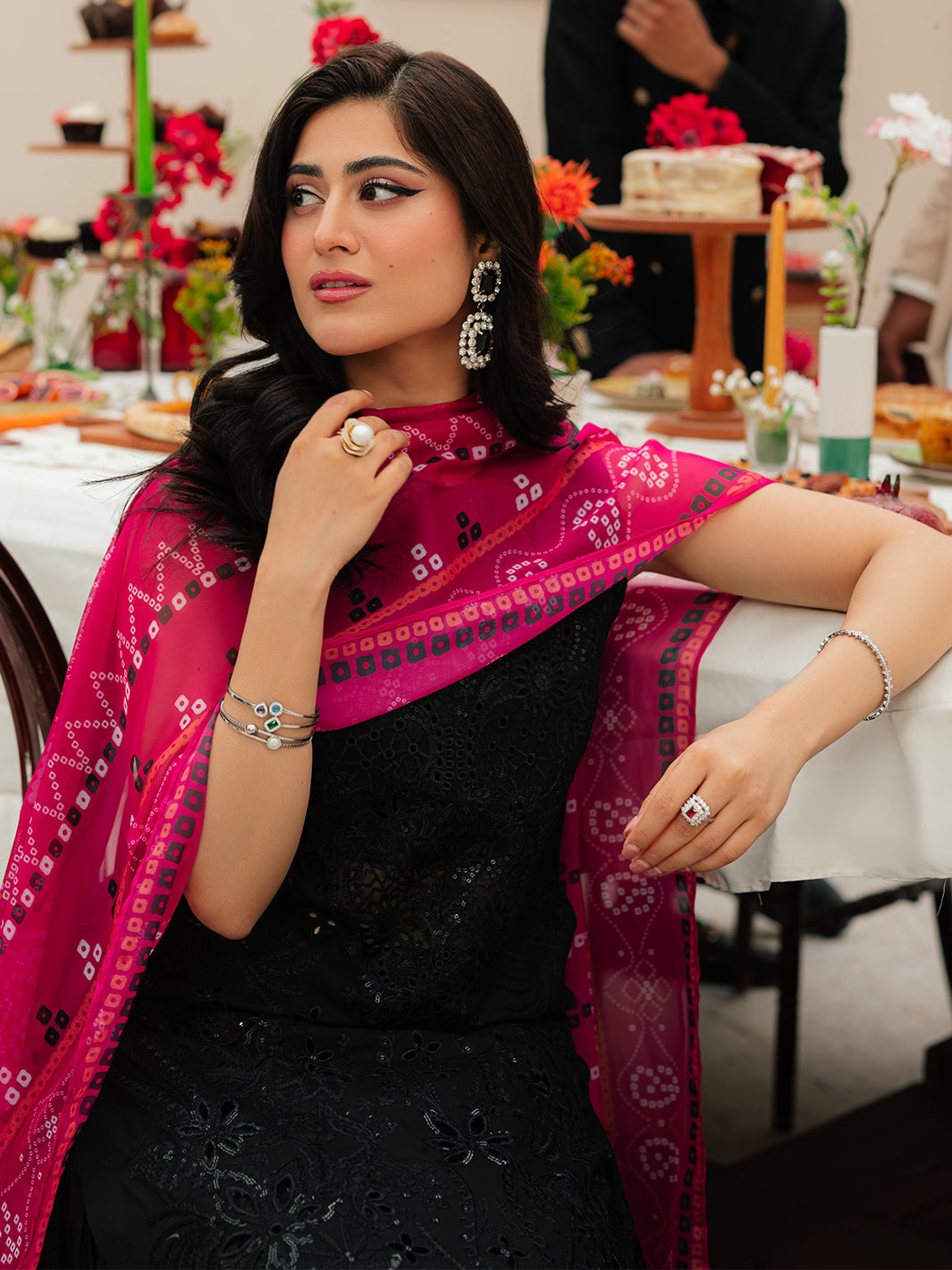 Mahnur | Allenura Luxury Lawn 24 | MOCHA - Saira Saqlain