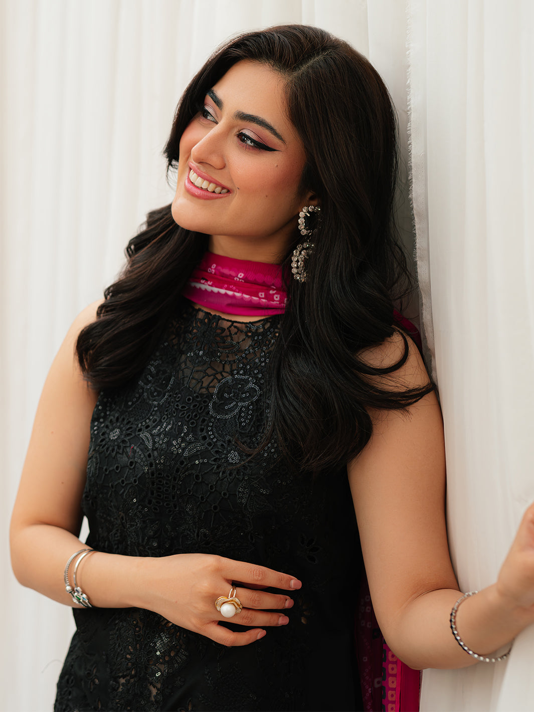 Mahnur | Allenura Luxury Lawn 24 | MOCHA - Saira Saqlain