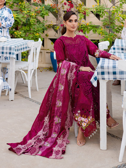 Parishay | Monaco Luxury Lawn 25 | MS-03 - Saira Saqlain