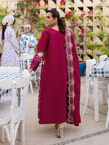 Parishay | Monaco Luxury Lawn 25 | MS-03 - Saira Saqlain