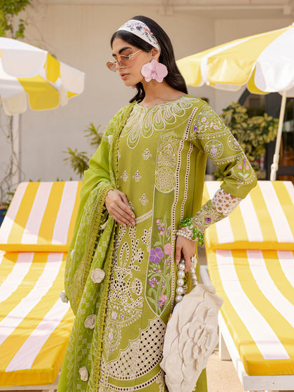 Parishay | Monaco Luxury Lawn 25 | MS-04 - Saira Saqlain