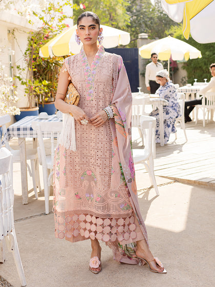 Parishay | Monaco Luxury Lawn 25 | MS-08 - Saira Saqlain