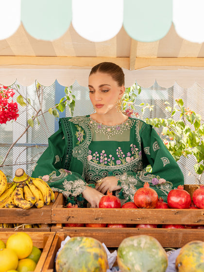 Parishay | Monaco Luxury Lawn 25 | MS-09 - Saira Saqlain