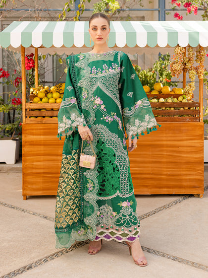 Parishay | Monaco Luxury Lawn 25 | MS-09 - Saira Saqlain