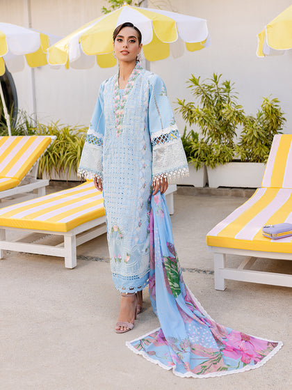 Parishay | Monaco Luxury Lawn 25 | MS-10 - Saira Saqlain