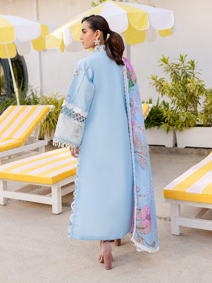 Parishay | Monaco Luxury Lawn 25 | MS-10 - Saira Saqlain