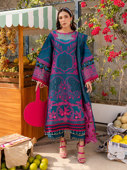 Parishay | Monaco Luxury Lawn 25 | MS-11 - Saira Saqlain