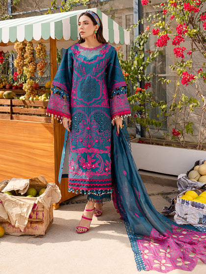 Parishay | Monaco Luxury Lawn 25 | MS-11 - Saira Saqlain