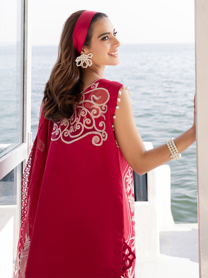 Parishay | Monaco Luxury Lawn 25 | MS-14 - Saira Saqlain
