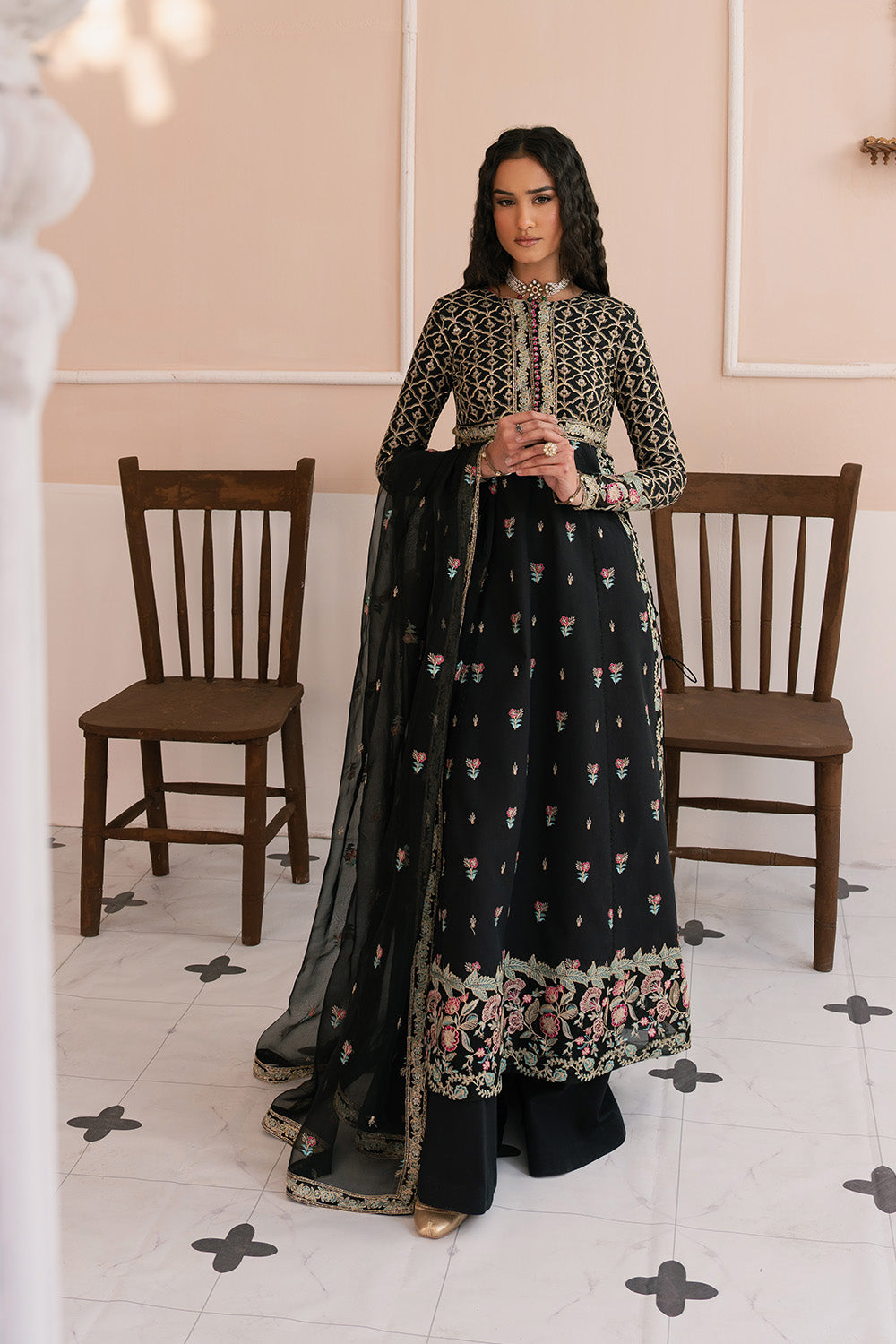 Maryum N Maria | Eid Luxury Lawn 25 | AHOU - MS50146 -   Ladies Clothes -  Saira Saqlain