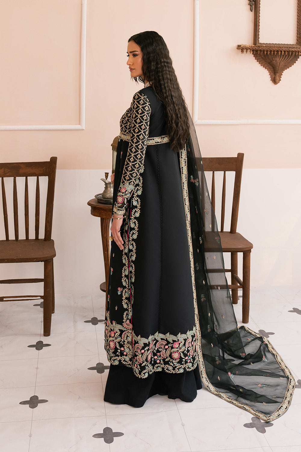 Maryum N Maria | Eid Luxury Lawn 25 | AHOU - MS50146 -   Ladies Clothes -  Saira Saqlain