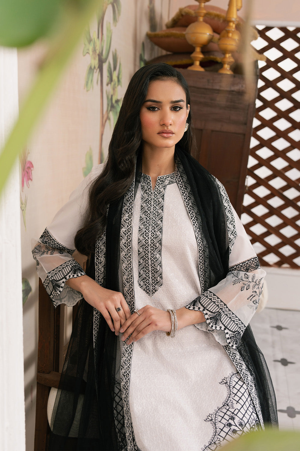 Maryum N Maria | Eid Luxury Lawn 25 | AZADEH - MS50147 -   Ladies Clothes -  Saira Saqlain