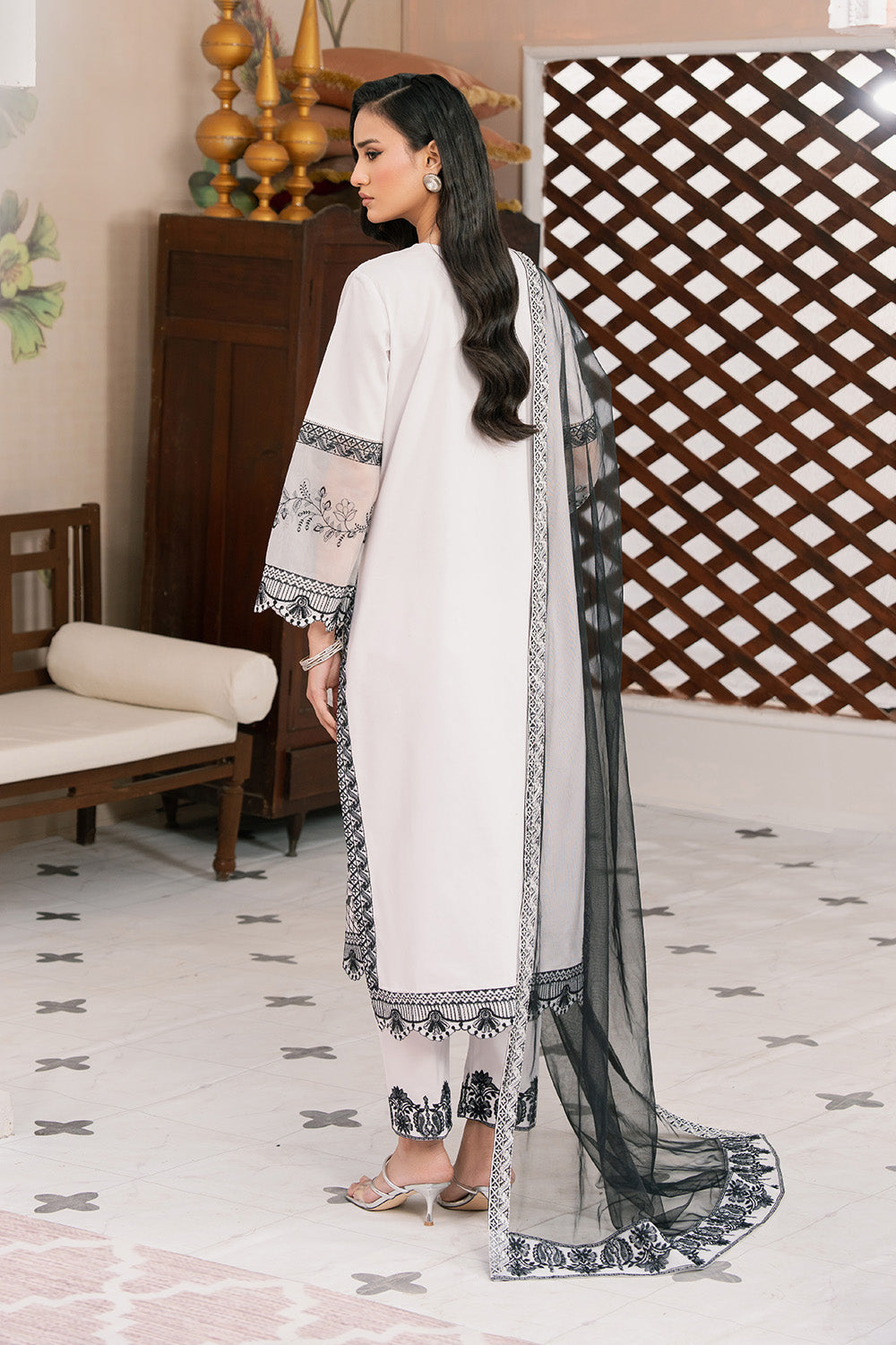 Maryum N Maria | Eid Luxury Lawn 25 | AZADEH - MS50147 -   Ladies Clothes -  Saira Saqlain