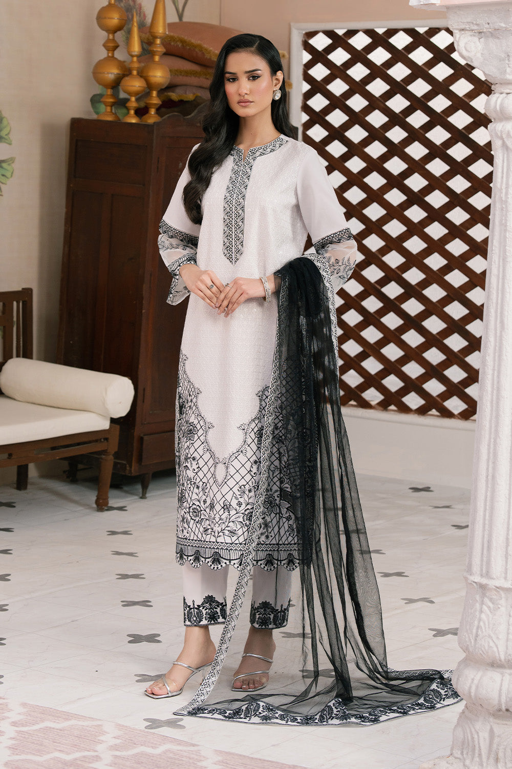 Maryum N Maria | Eid Luxury Lawn 25 | AZADEH - MS50147 -   Ladies Clothes -  Saira Saqlain