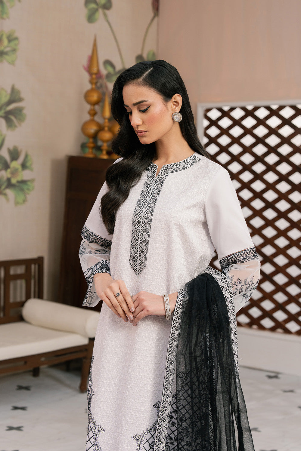 Maryum N Maria | Eid Luxury Lawn 25 | AZADEH - MS50147 -   Ladies Clothes -  Saira Saqlain