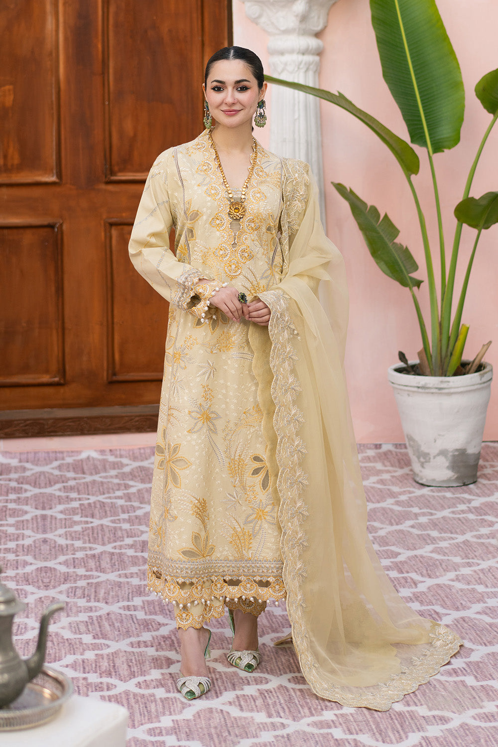 Maryum N Maria | Eid Luxury Lawn 25 | AFSANEH - MS50148 -   Ladies Clothes -  Saira Saqlain
