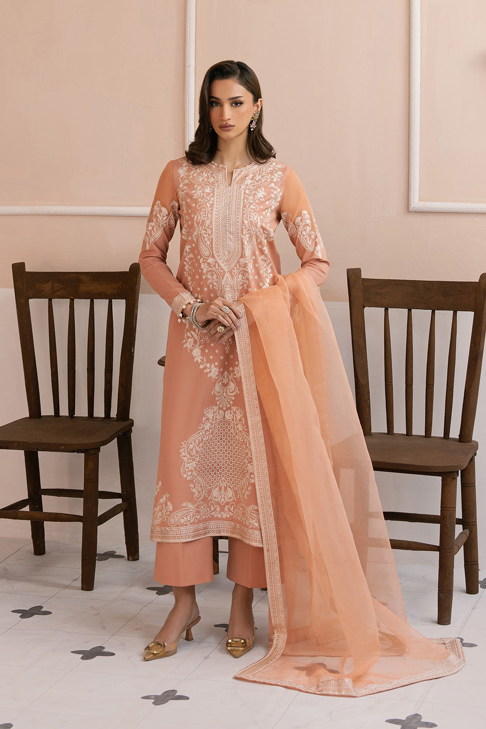 Maryum N Maria | Eid Luxury Lawn 25 | ASSIEH - MS50151 -   Ladies Clothes -  Saira Saqlain