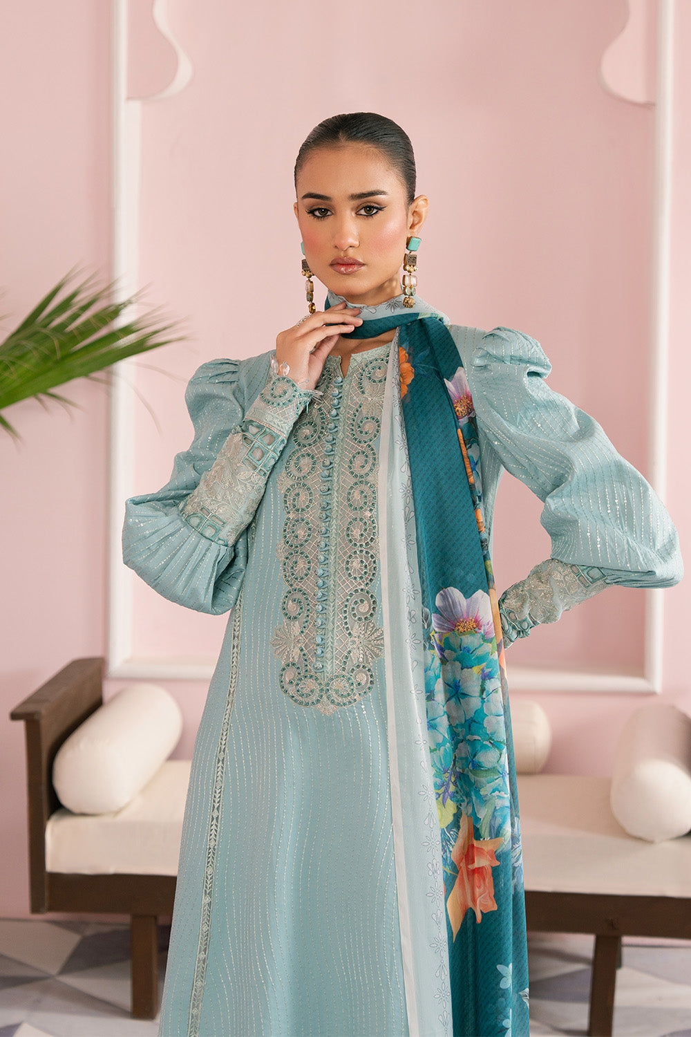 Maryum N Maria | Eid Luxury Lawn 25 | ATOOSH - MS50158 -   Ladies Clothes -  Saira Saqlain