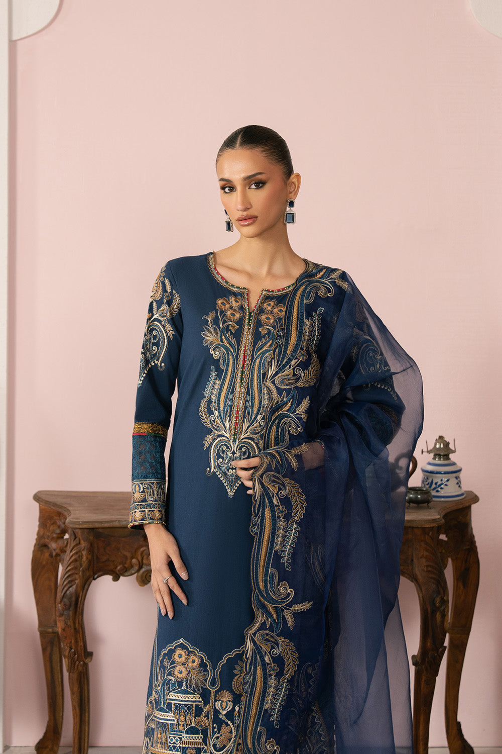 Maryum N Maria | Eid Luxury Lawn 25 | ARA - MS50160 -   Ladies Clothes -  Saira Saqlain