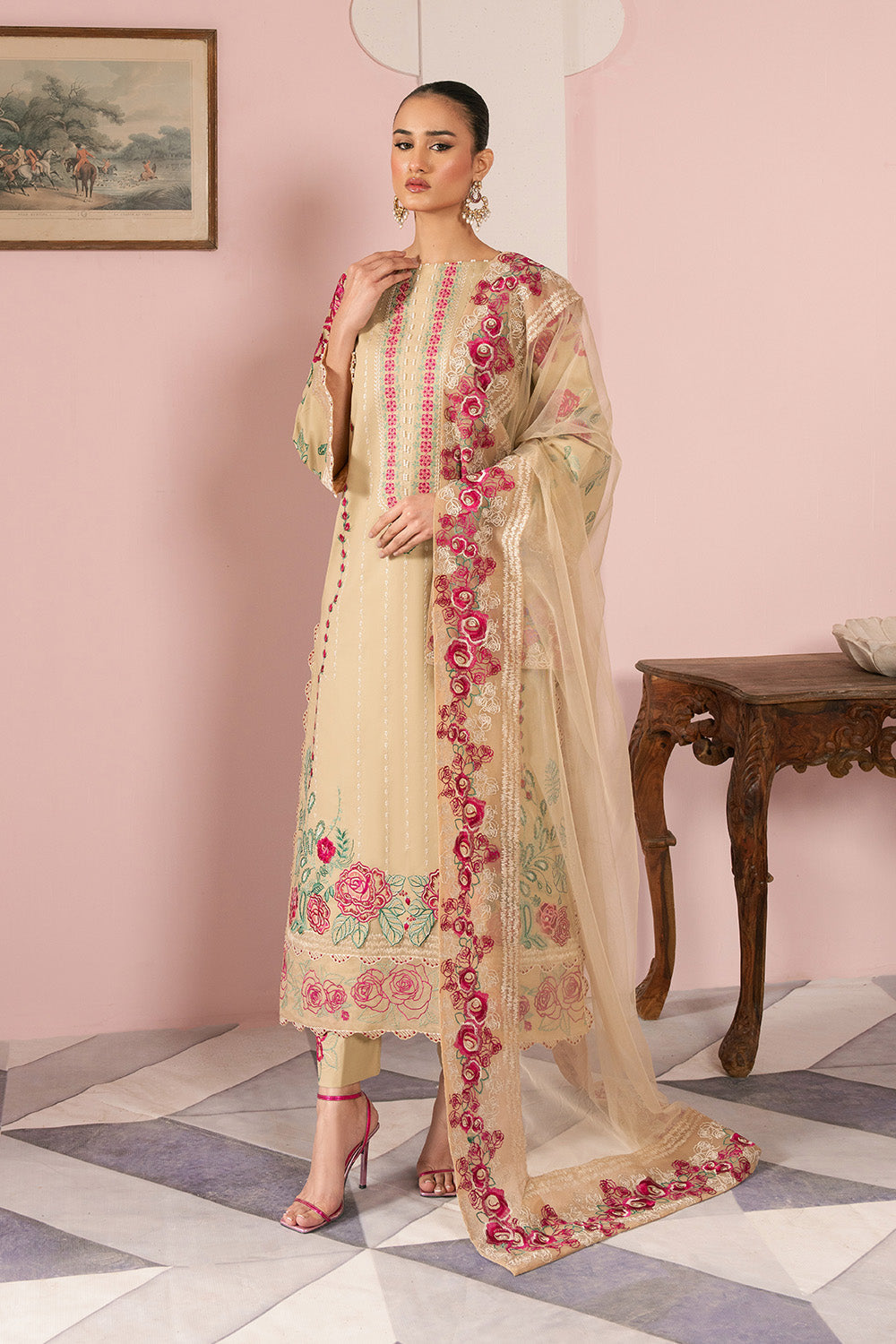 Maryum N Maria | Eid Luxury Lawn 25 | ANOOSHEH - MS50164 -   Ladies Clothes -  Saira Saqlain