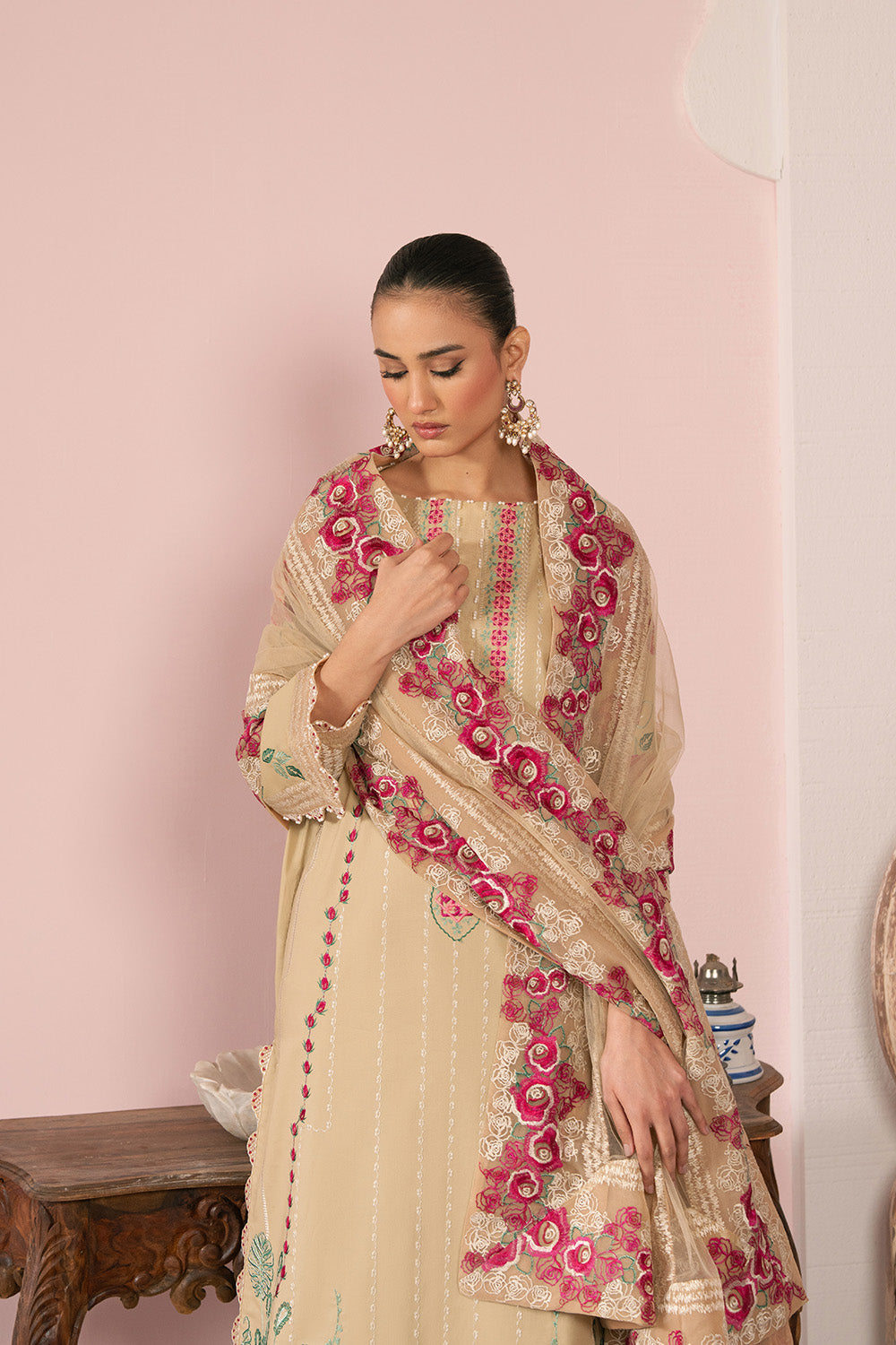 Maryum N Maria | Eid Luxury Lawn 25 | ANOOSHEH - MS50164 -   Ladies Clothes -  Saira Saqlain