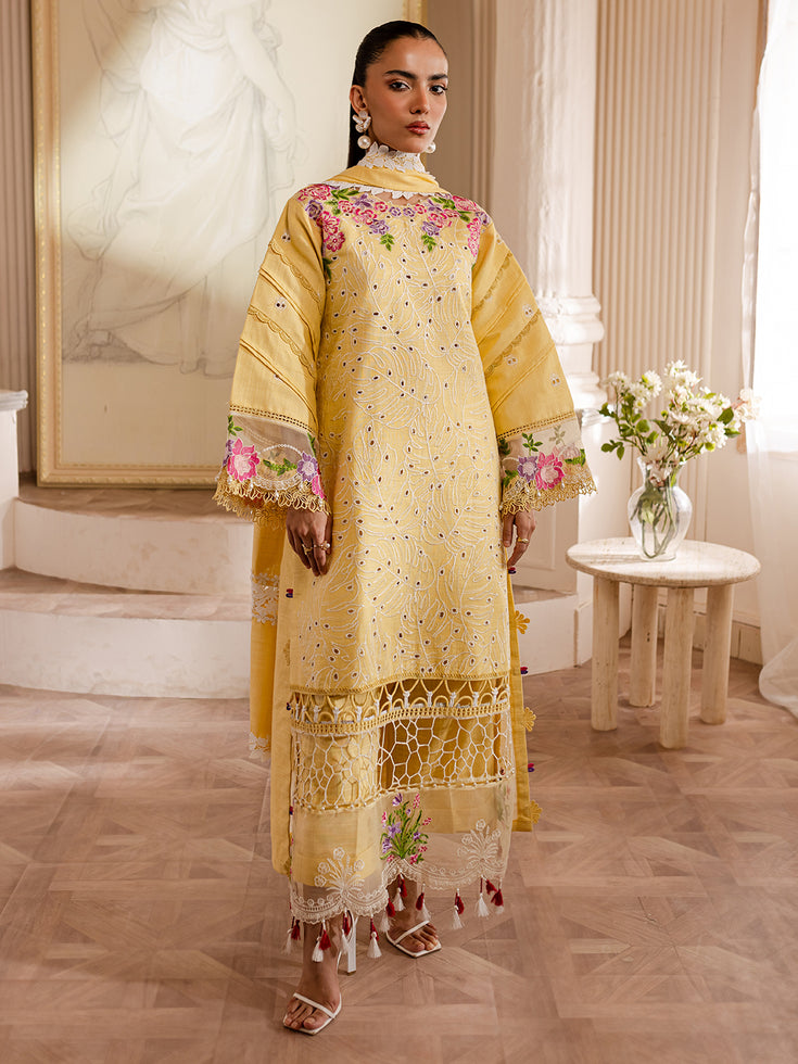 Parishay | Mira Winter | MW-01 | 3 PC Khaddar - Saira Saqlain