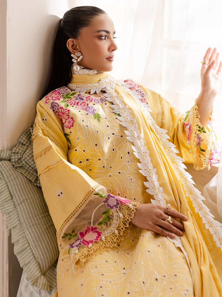 Parishay | Mira Winter | MW-01 | 3 PC Khaddar - Saira Saqlain