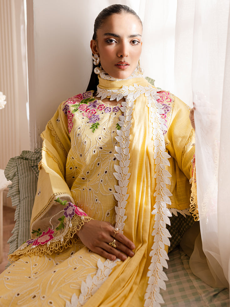 Parishay | Mira Winter | MW-01 | 3 PC Khaddar - Saira Saqlain