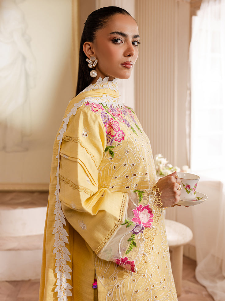 Parishay | Mira Winter | MW-01 | 3 PC Khaddar - Saira Saqlain