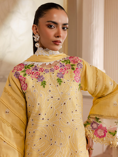 Parishay | Mira Winter | MW-01 | 3 PC Khaddar - Saira Saqlain
