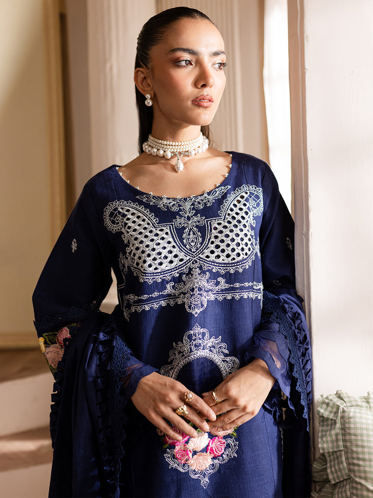Parishay | Mira Winter | MW-03 | 3 PC Khaddar - Saira Saqlain