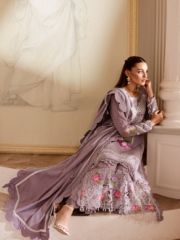 Parishay | Mira Winter | MW-04 | 3 PC Khaddar - Saira Saqlain