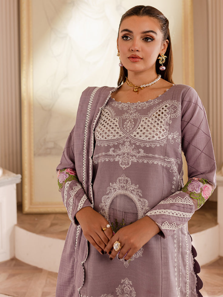 Parishay | Mira Winter | MW-04 | 3 PC Khaddar - Saira Saqlain