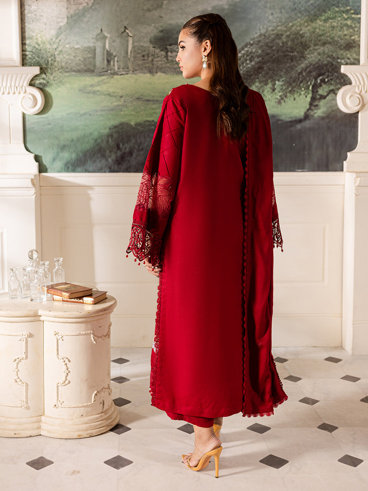 Parishay | Mira Winter | MW-08 | 3 PC Crepe - Saira Saqlain