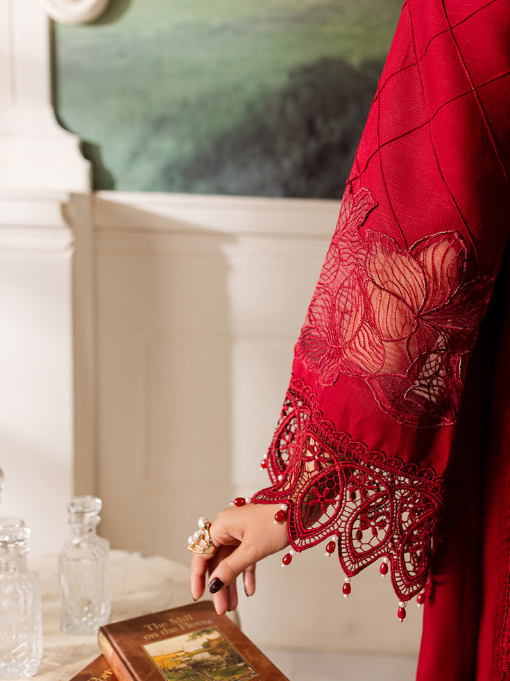 Parishay | Mira Winter | MW-08 | 3 PC Crepe - Saira Saqlain