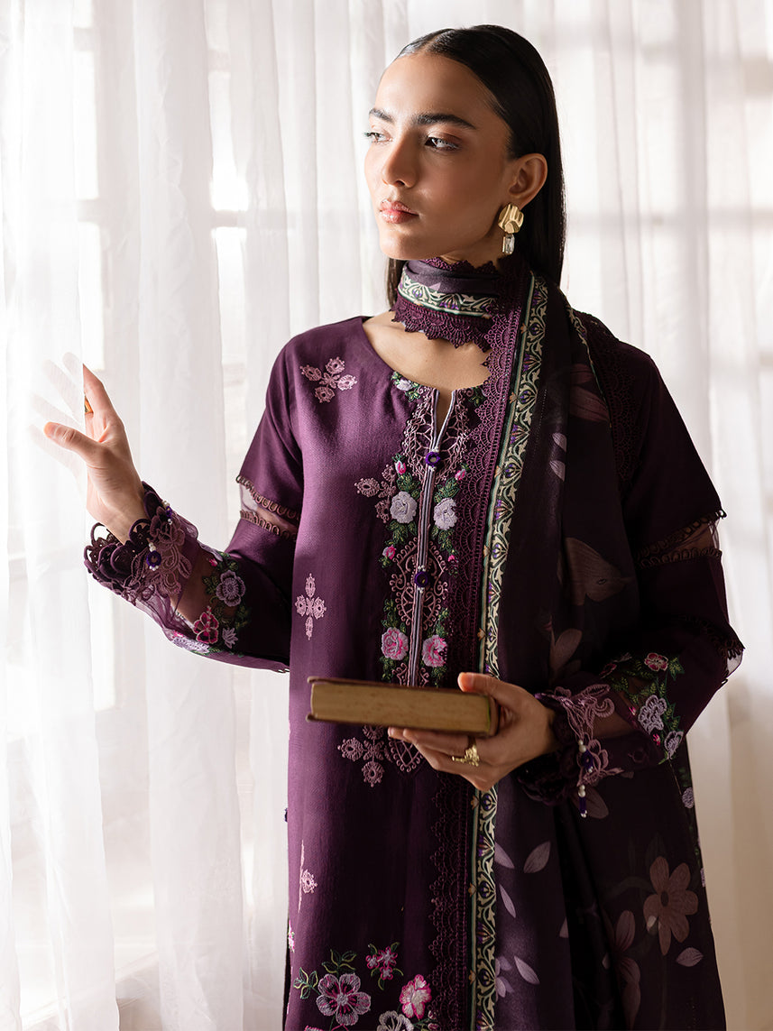 Parishay | Mira Winter | MW-10 | 3 PC Crepe - Saira Saqlain