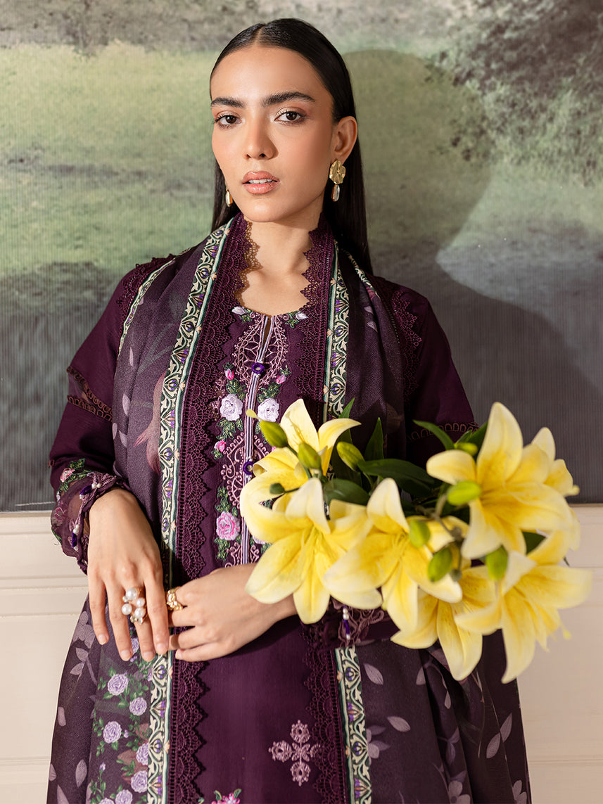 Parishay | Mira Winter | MW-10 | 3 PC Crepe - Saira Saqlain
