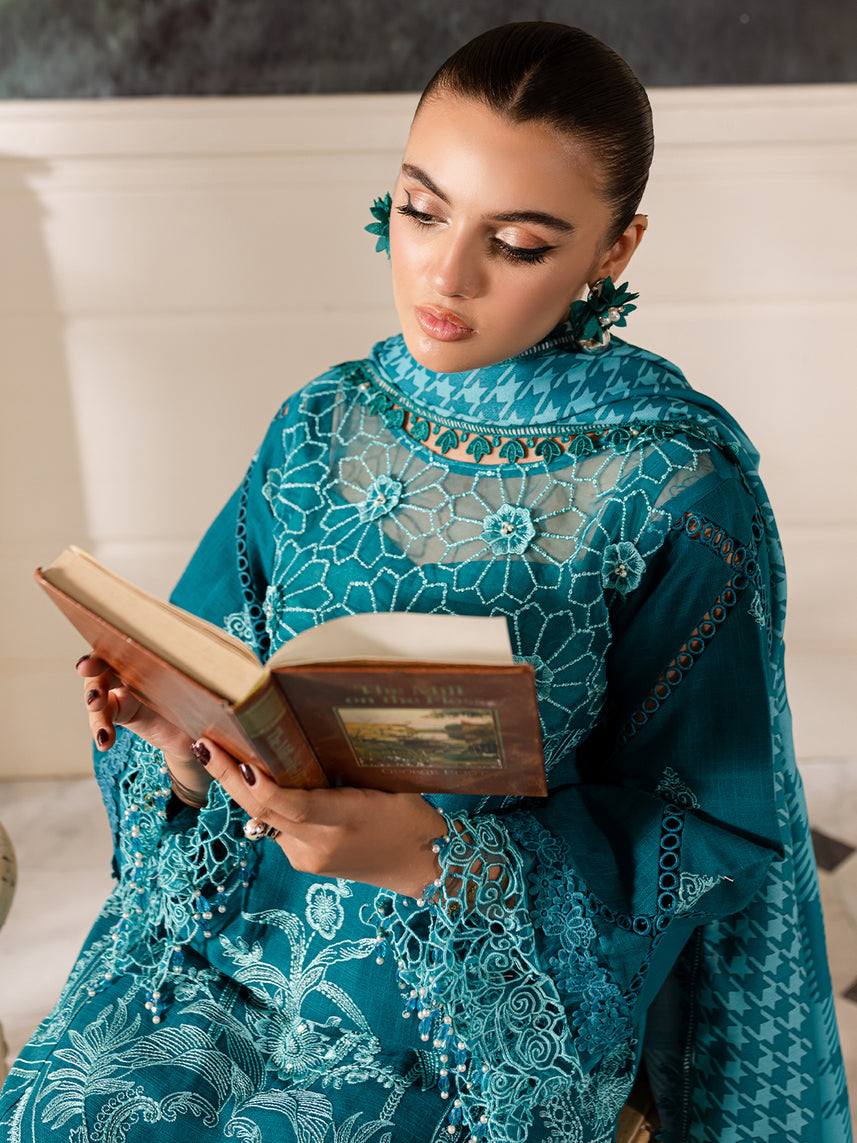 Parishay | Mira Winter | MW-12 | 3 PC Khaddar - Saira Saqlain