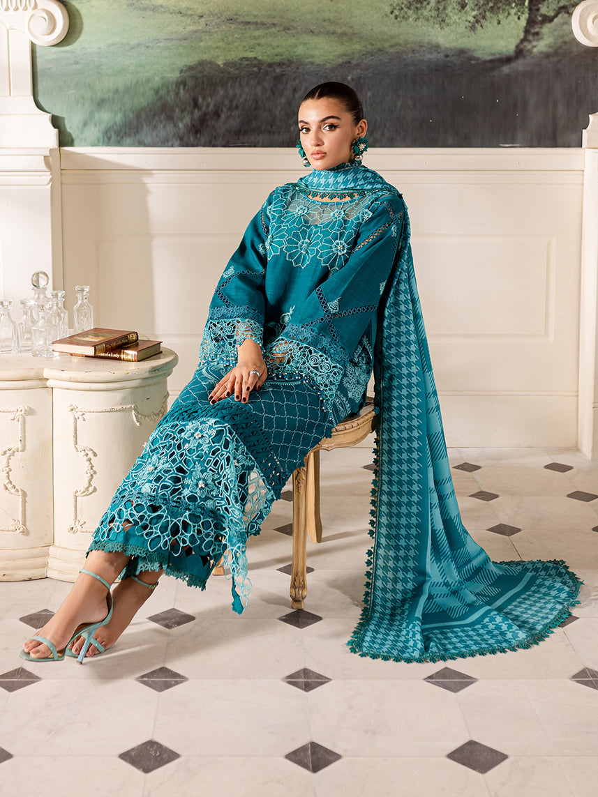 Parishay | Mira Winter | MW-12 | 3 PC Khaddar - Saira Saqlain