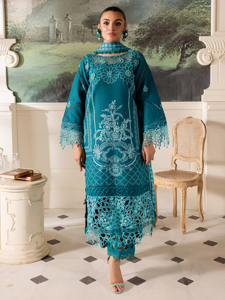 Parishay | Mira Winter | MW-12 | 3 PC Khaddar - Saira Saqlain