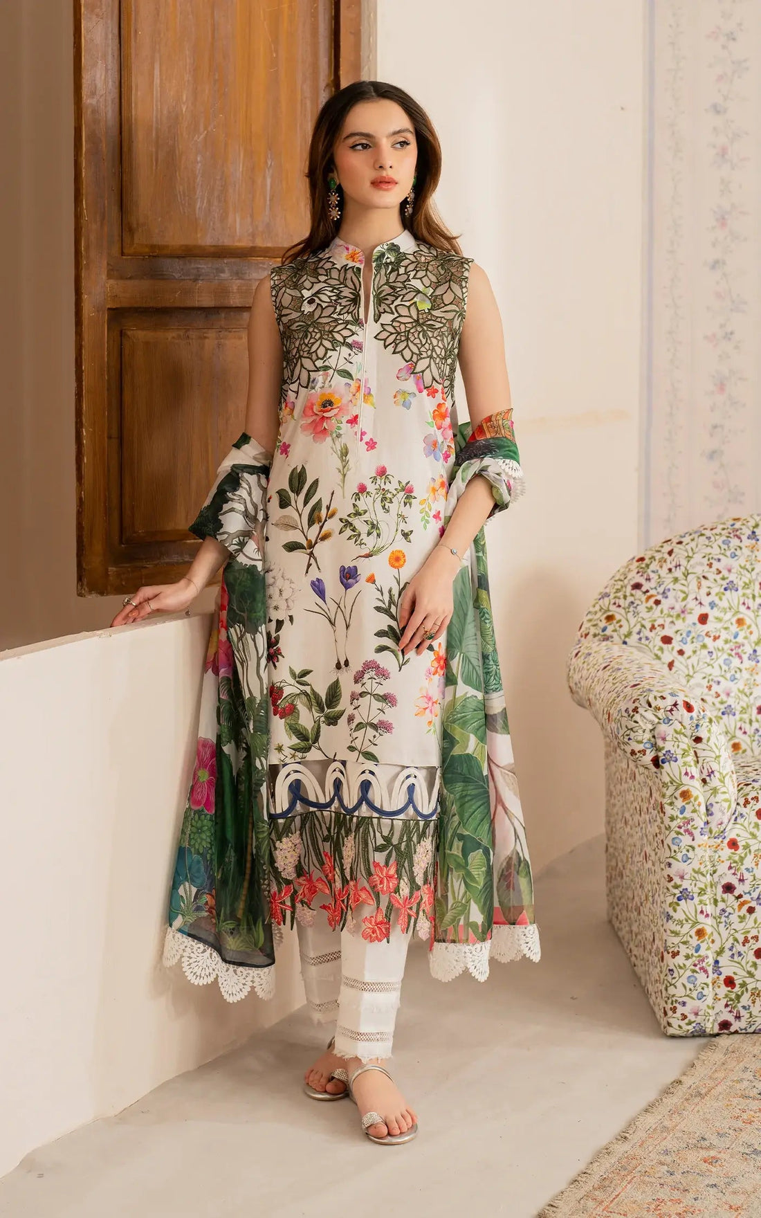 Asifa and Nabeel | Meraki Vintage 25 | Mahgul (MVL25-16) - Saira Saqlain