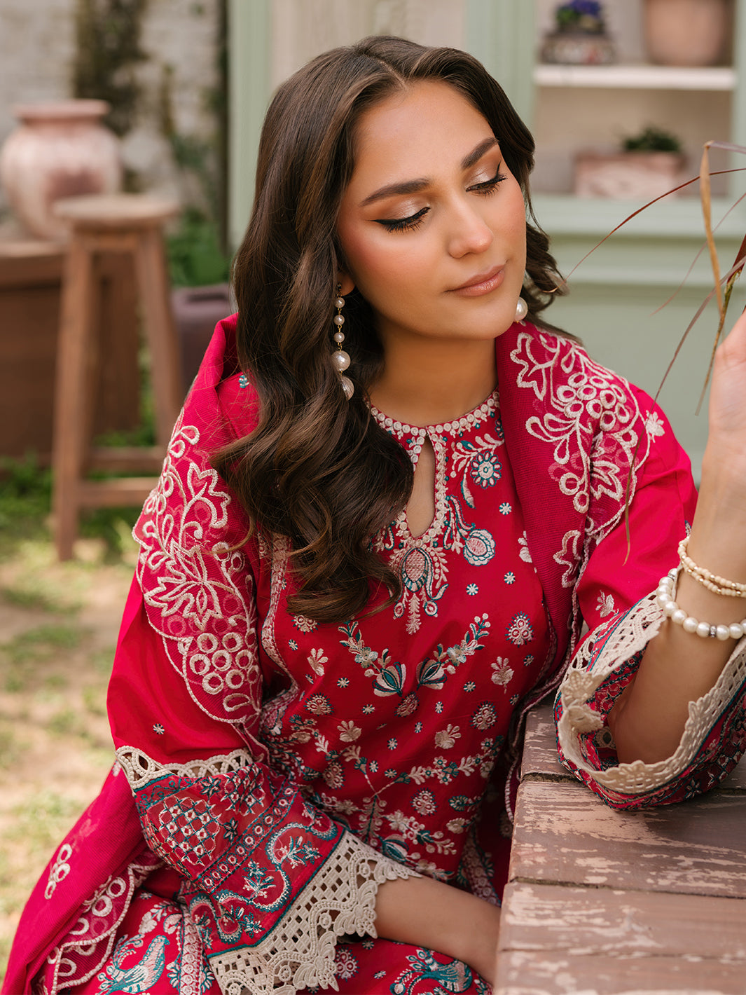 Mahnur | Masakali Luxury Lawn 24 | MK 06 - B - Saira Saqlain