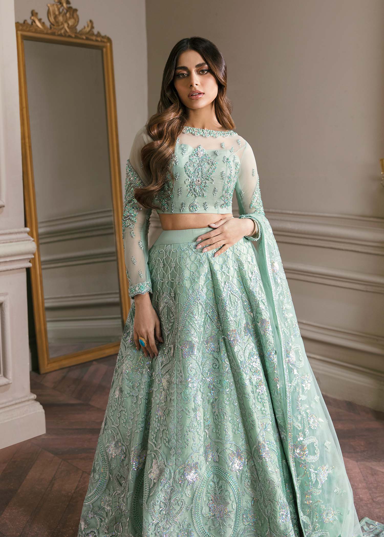Waqas Shah | Malika - E - Elizabeth | BLUE MIST - Saira Saqlain