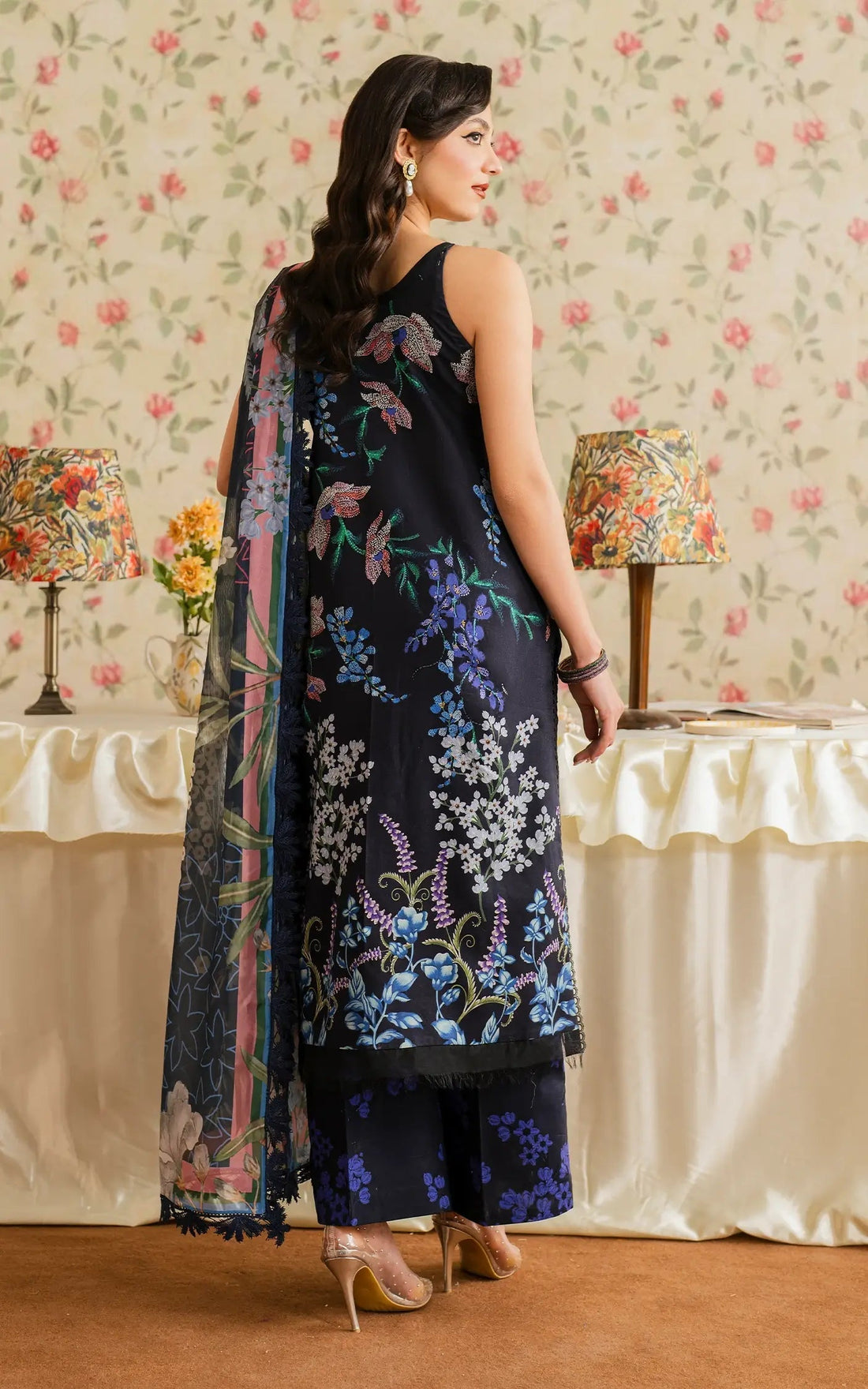 Asifa and Nabeel | Meraki Vintage 25 | Mehtab (MVL25-10) - Saira Saqlain