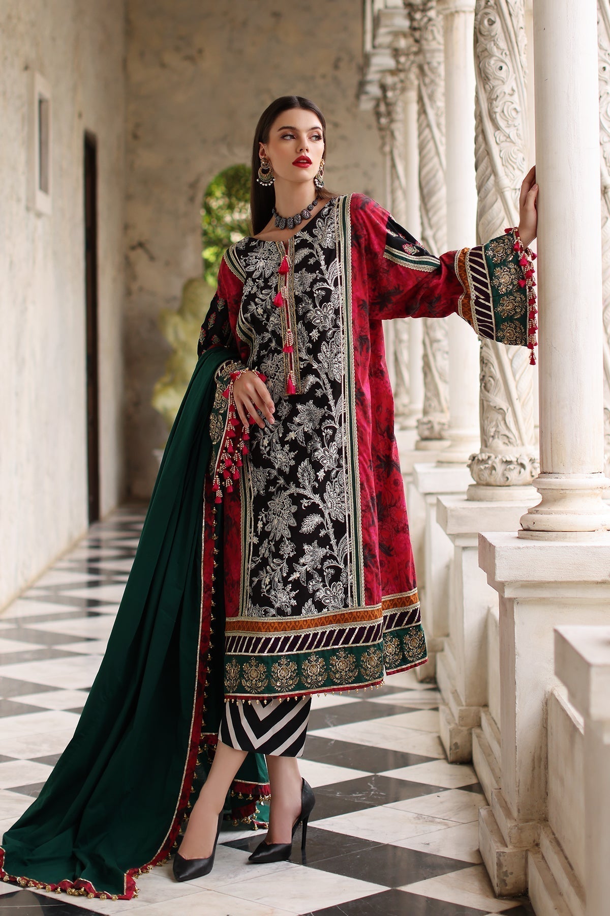 Mina Kashif | Festive Lawn | Karine - Saira Saqlain